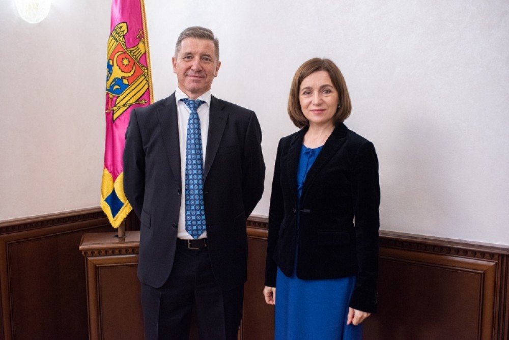 Maia Sandu a avut o întrevedere cu ambasadorul Regatului Unit al Marii Britanii și al Irlandei de Nord